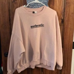 Oversized sweatshirt